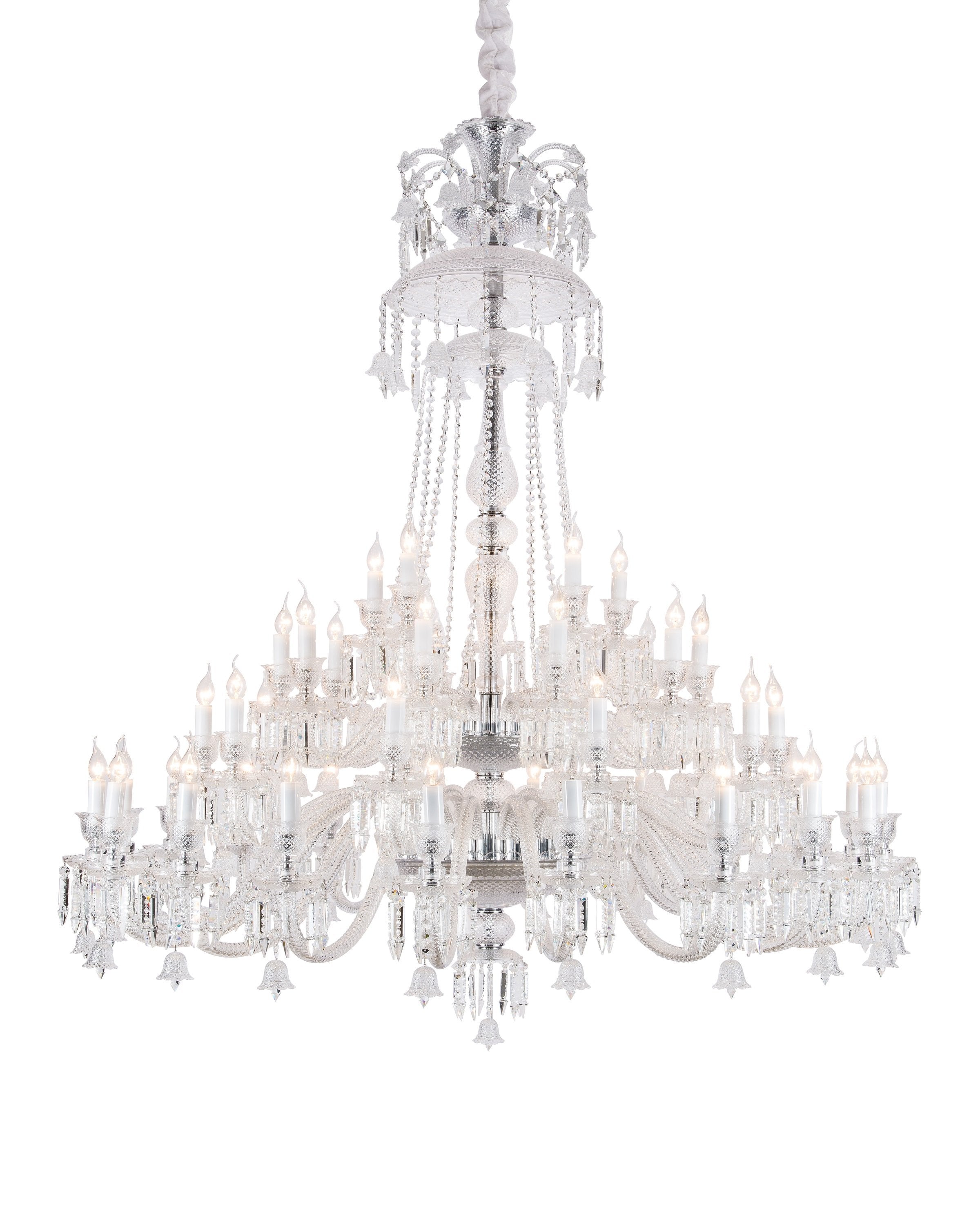 Luxury transparent chandelier