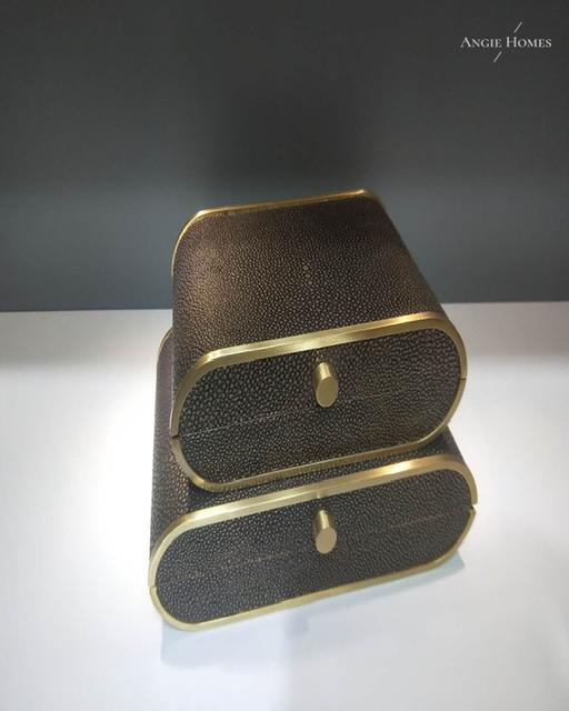 Leather Travel Luggage Box