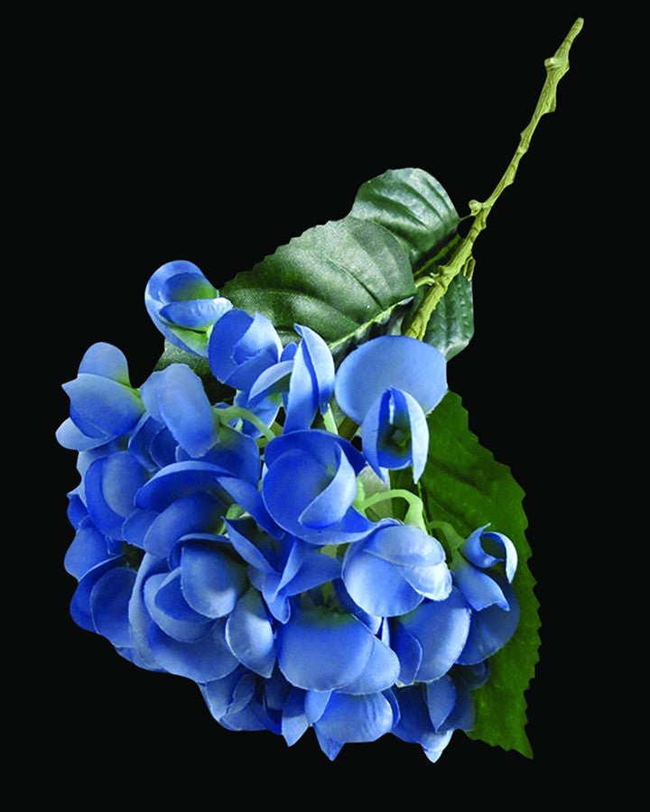 Natural Look Blue Artificial Flower Bunch