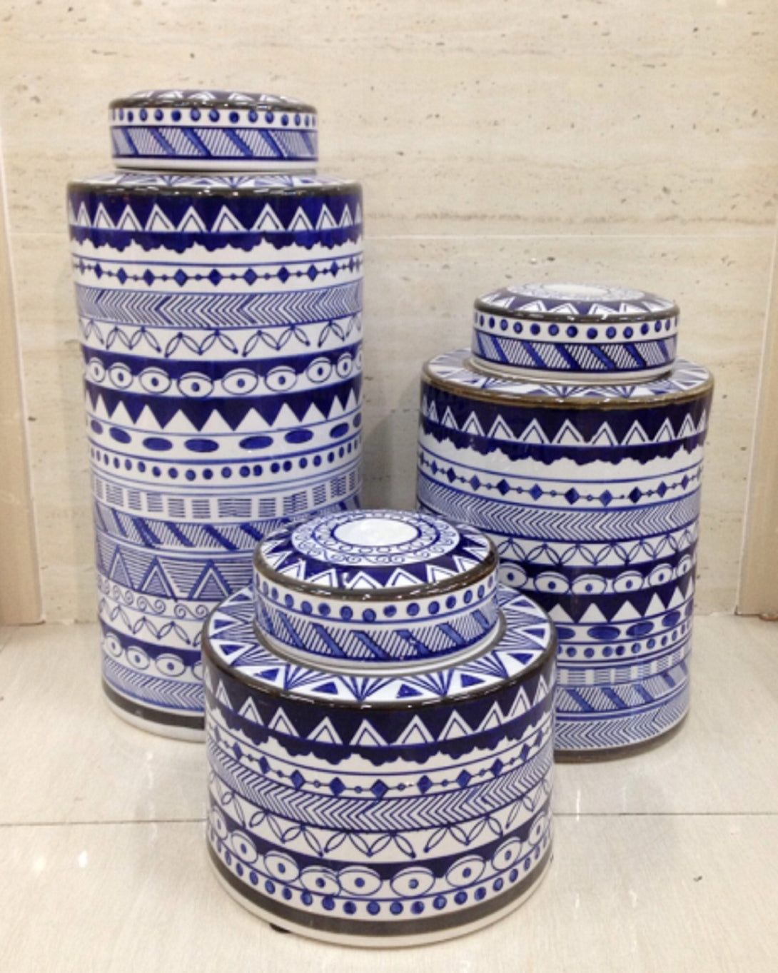 Luxury Blue And White Vases