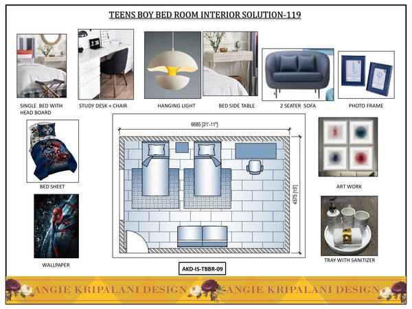 Boy Bedroom Interior Solution