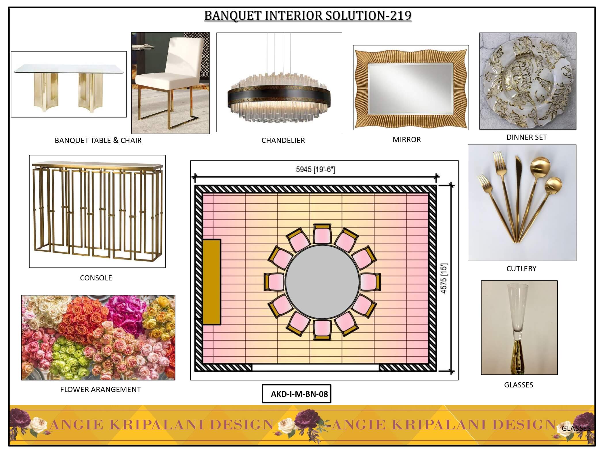 Luxury Banquet Interior Design Solution