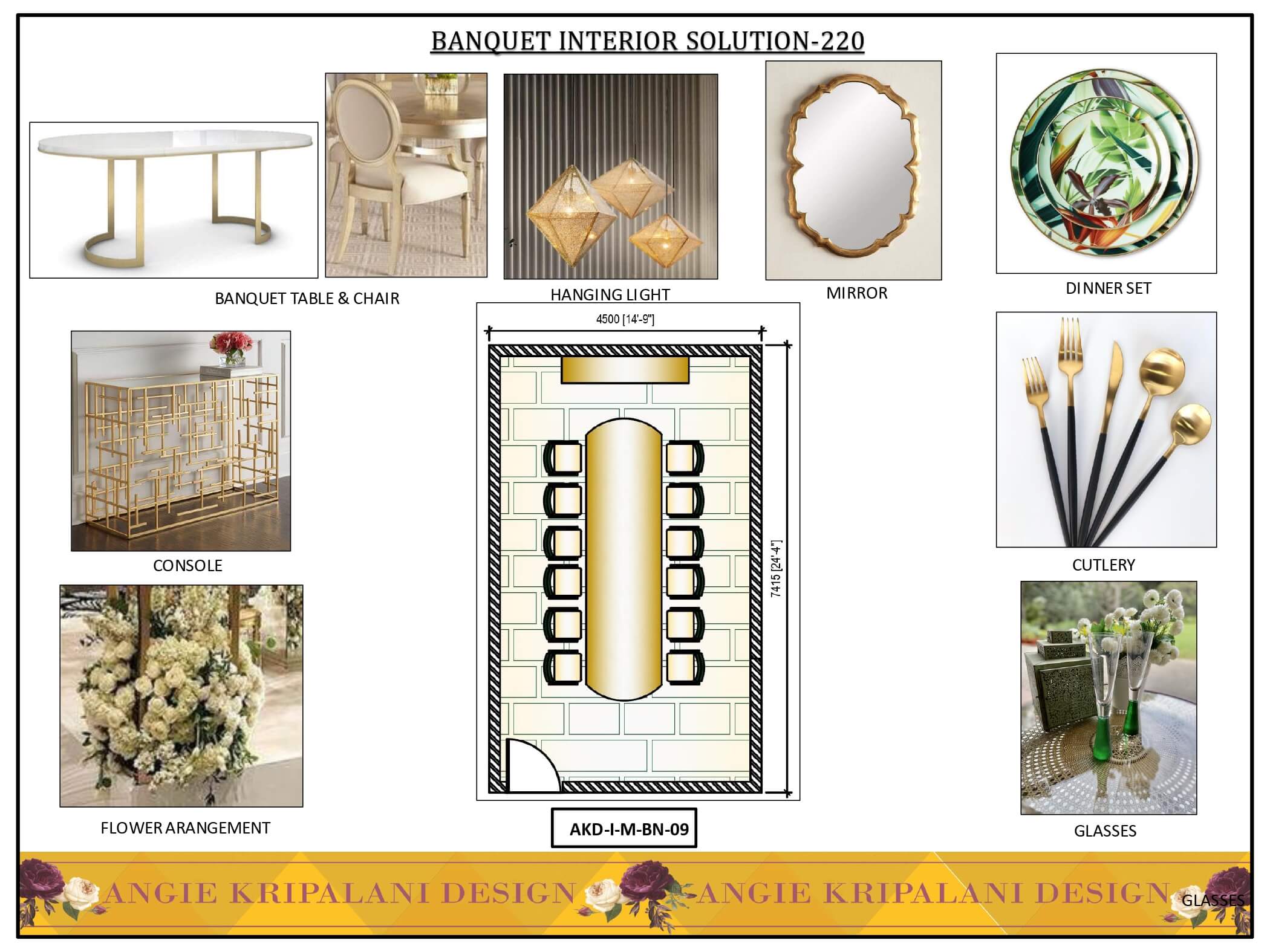 Luxury Banquet Interior Design Solution