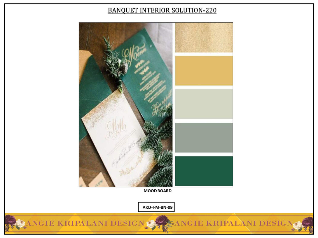 Luxury Banquet Interior Design Solution