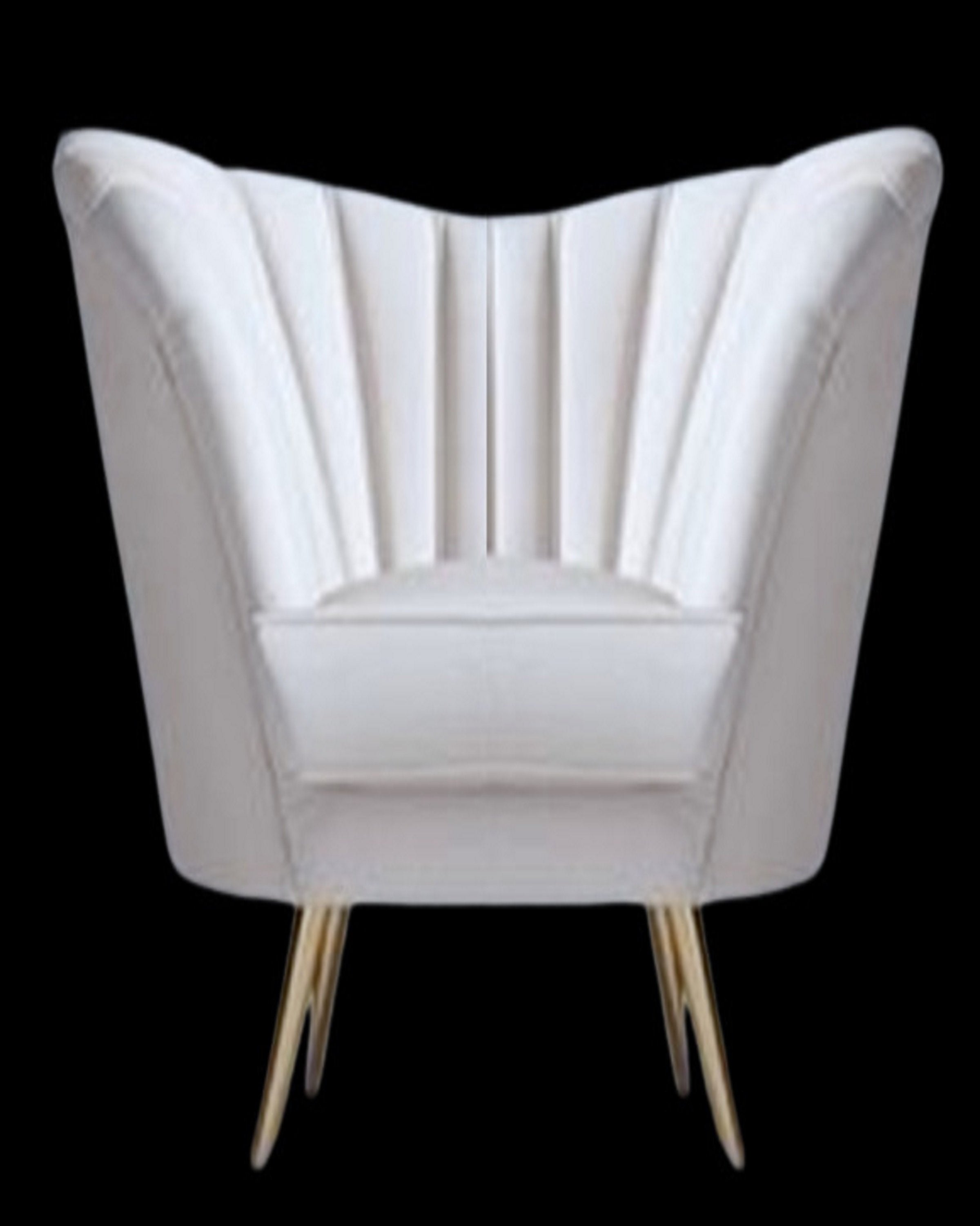 Banu White Sofa Chair