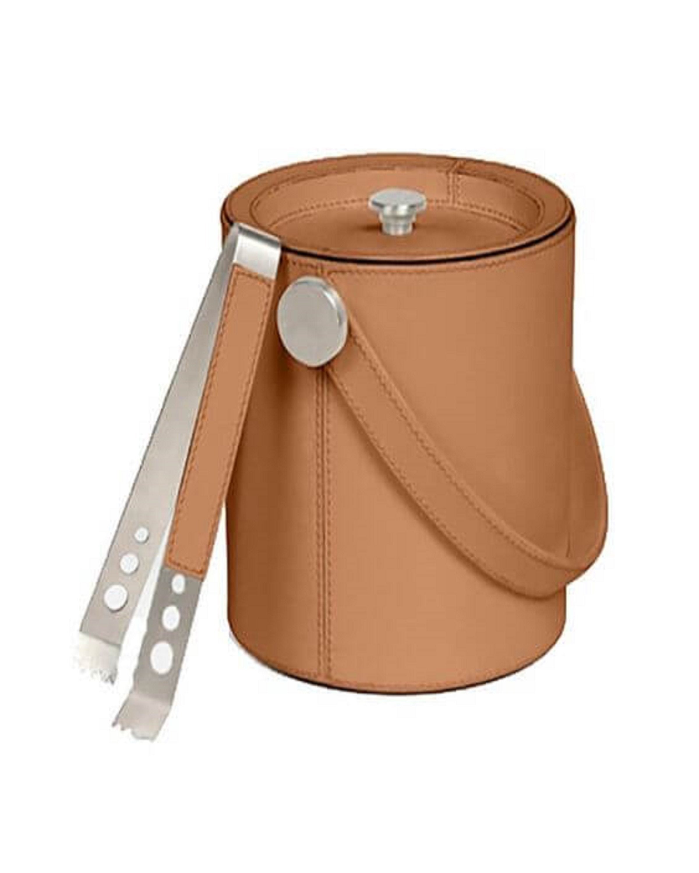 Luxury tan brown ice bucket