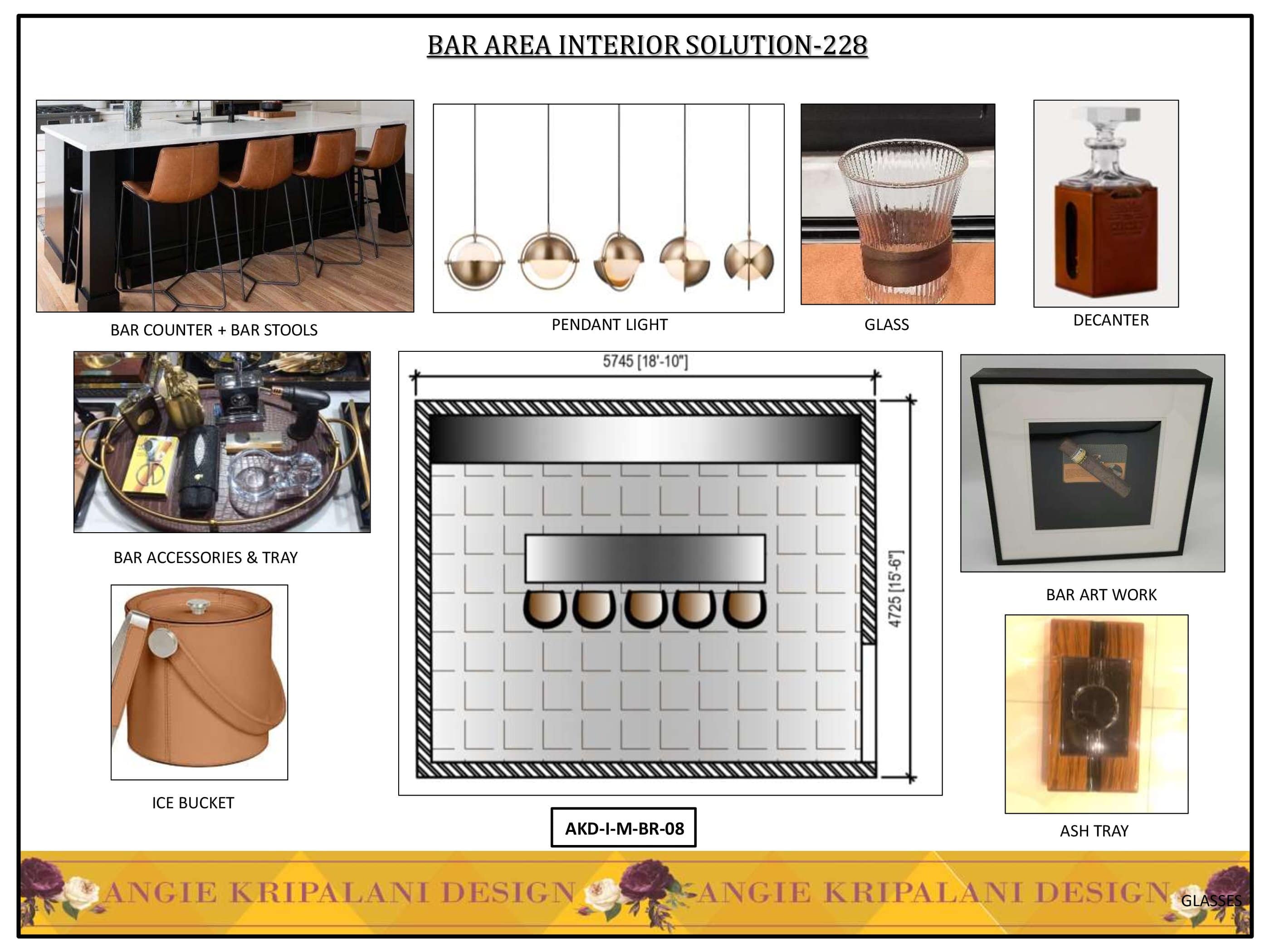 Best Mini Bar Interior Design | Mini Bar Decor by Angie Homes – ANGIE HOMES