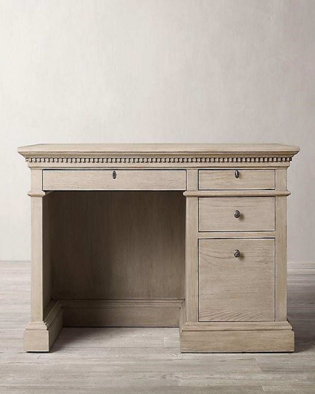 Bison Off White Desk