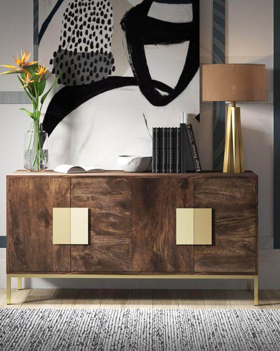 Bonnie Brown Side Board