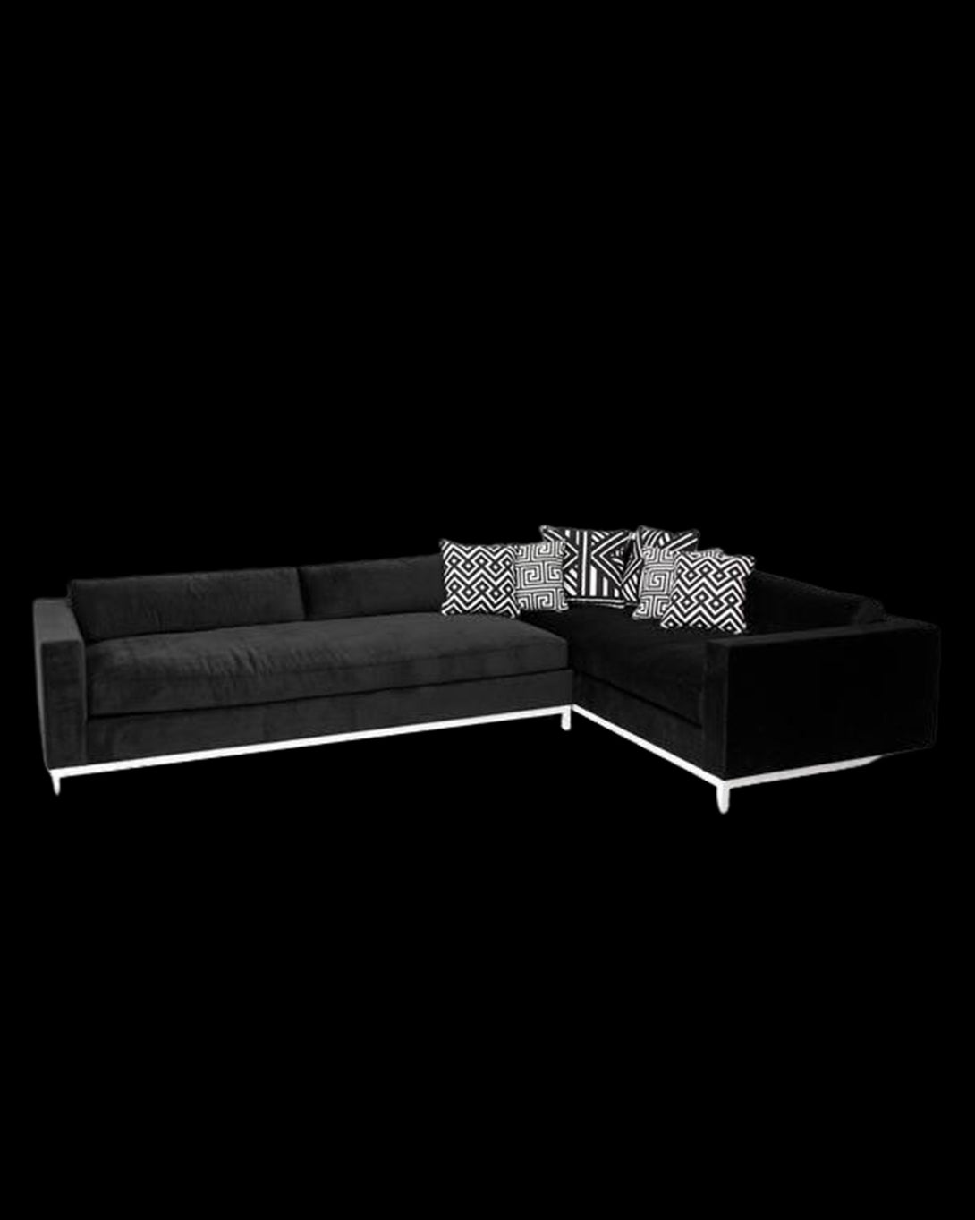 Brennan Black Sofa