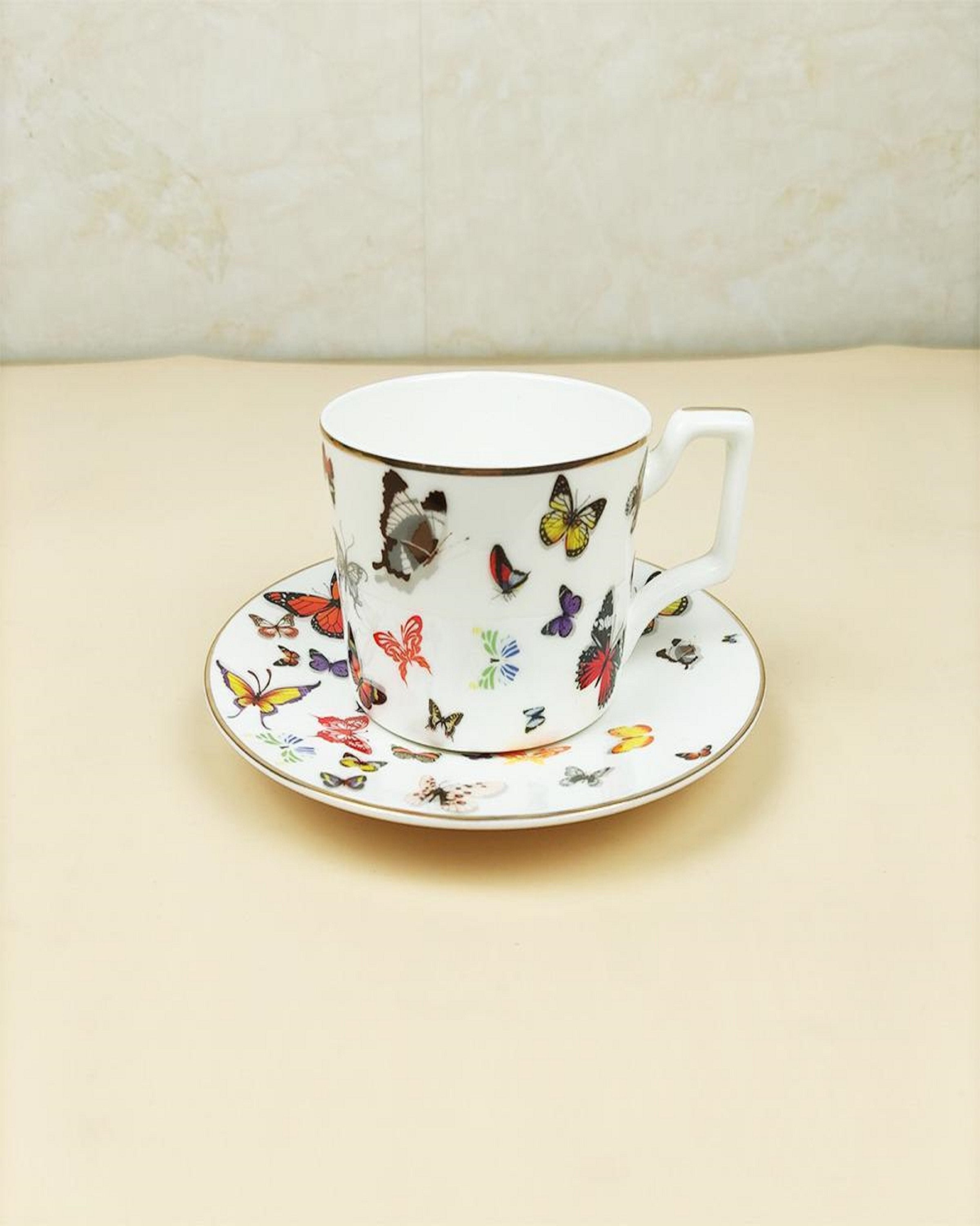 Designer Butterfly Tea Cup Sets