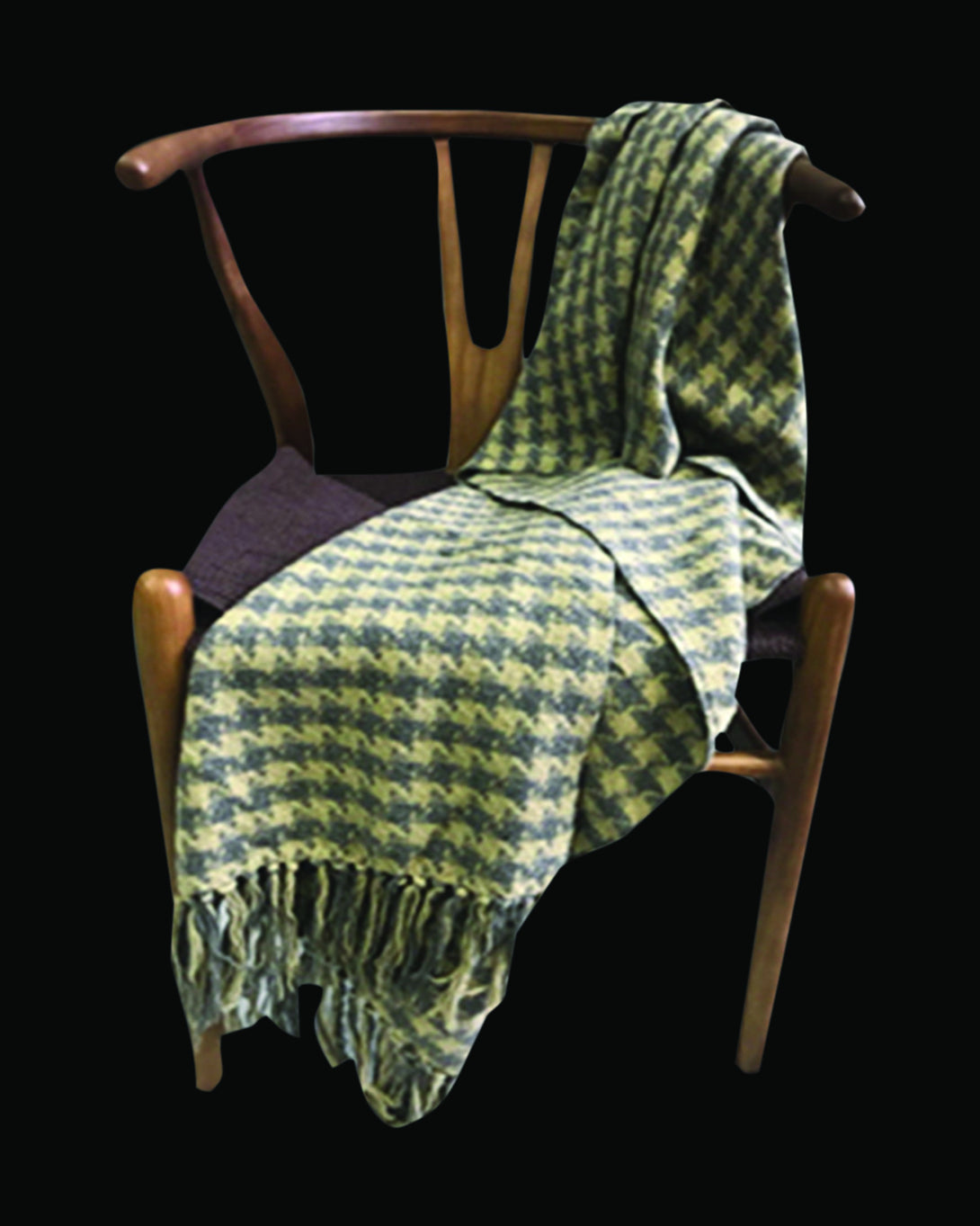 Cisco Luxury Grey & Yellow Throw & Blanket