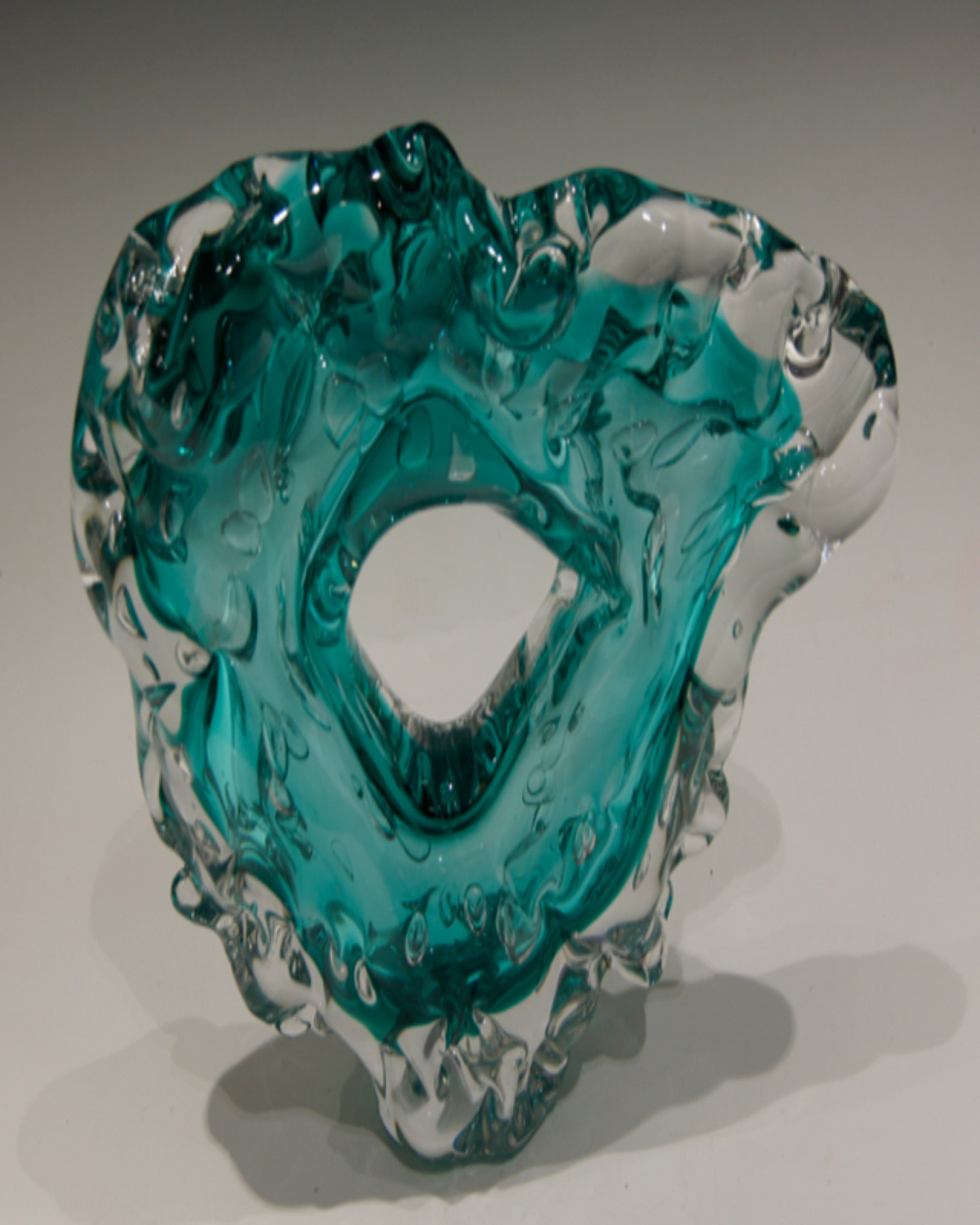 Luxury Aqua Blue Transparent Acrylic Vases