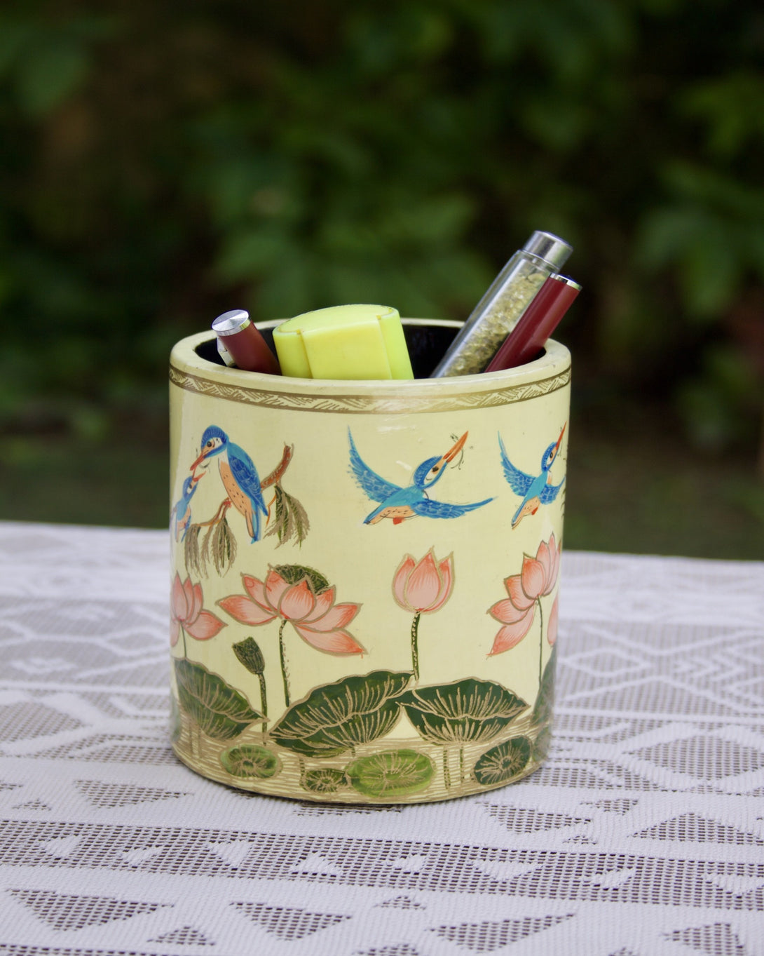 Paper Mache Pencil Cup