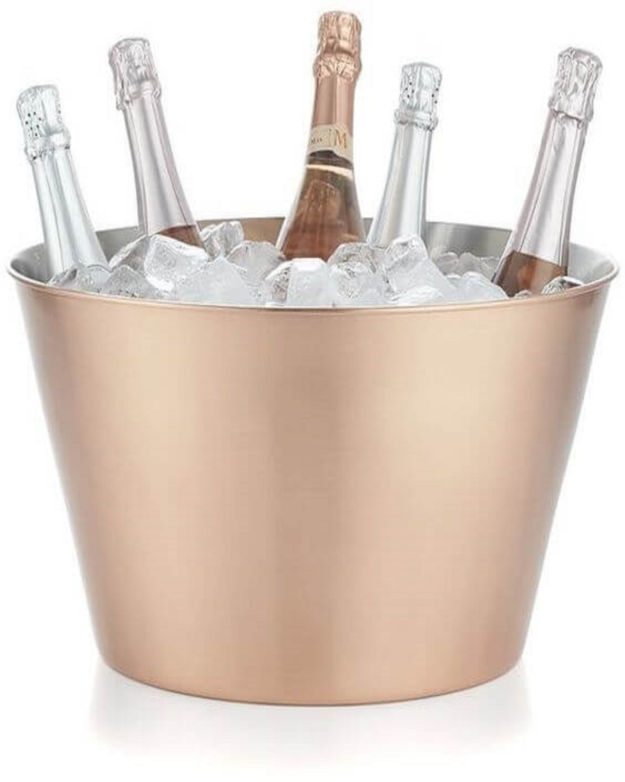 Luxury golden ice bucket