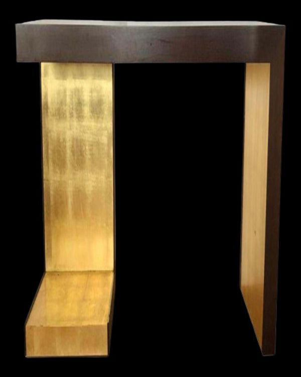 Luxury Gold Leaf Console