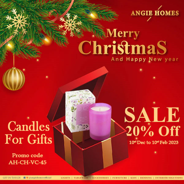 Beautiful Candle For Christmas Gift | X-mas Gift Voucher For Premium Scented Candle ANGHI HOMES