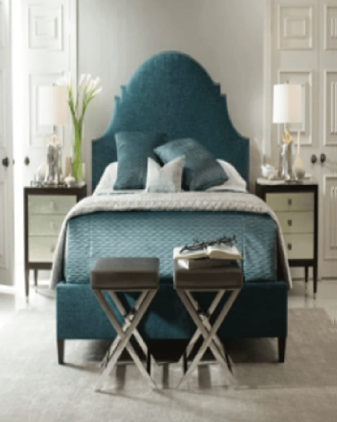 Luxury Bed With Head Board