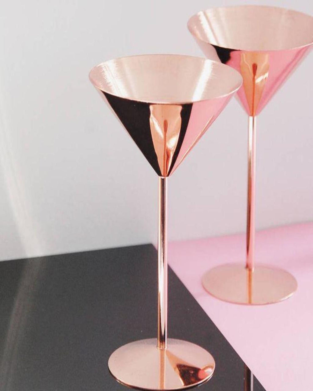 Luxury Rose Gold Finish Server ware