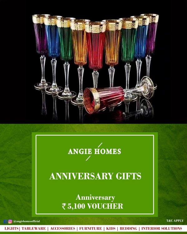 Online Champaign Glasses Available for Anniversary Gift Card - Angie Homes E-Gift Card