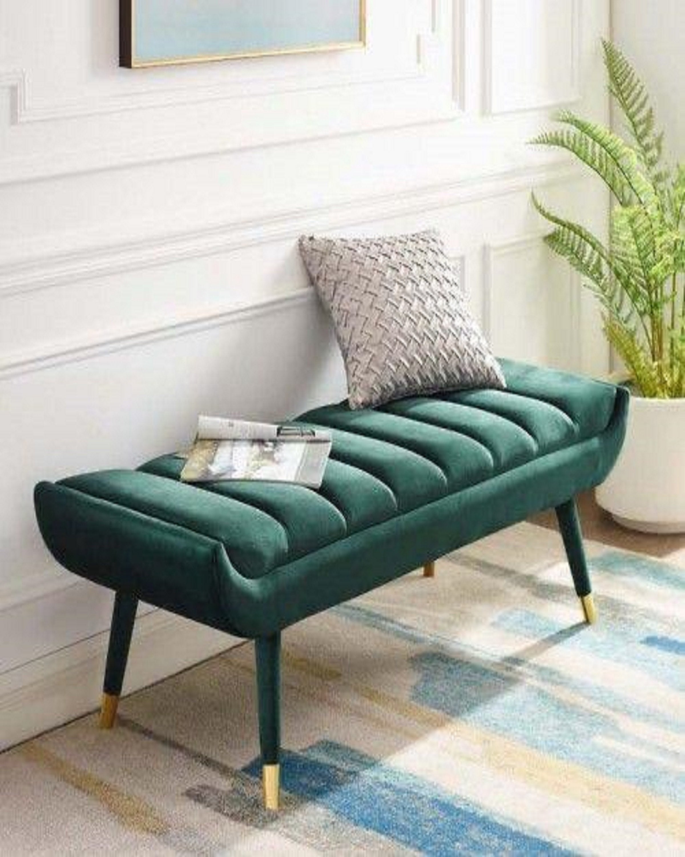 Luxury Green bench