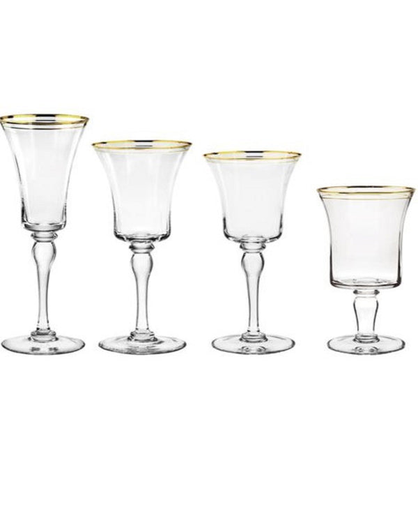 Luxury wine & champagne glass set