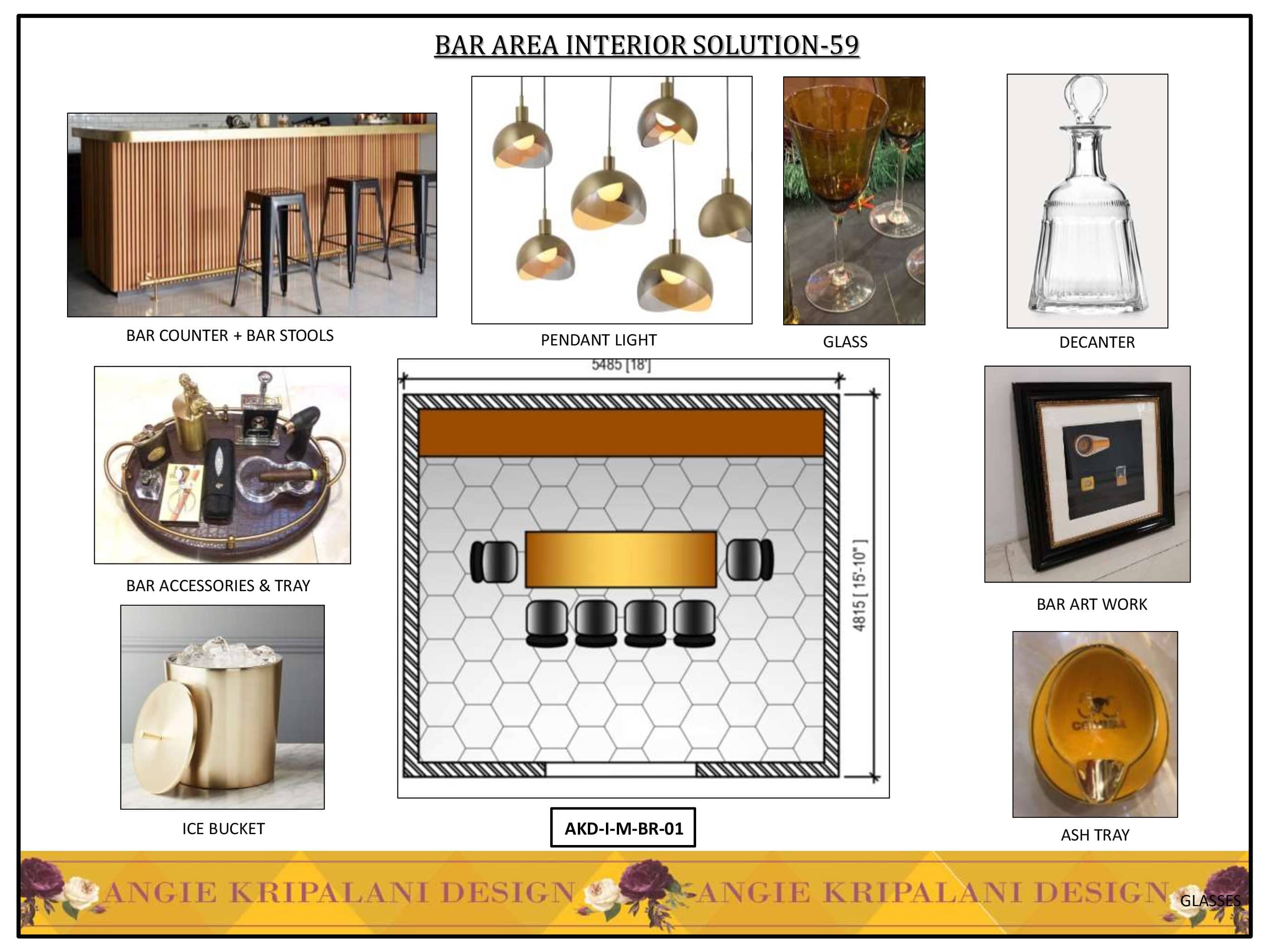 Classic Bar Room Interior Design and Decoration - Angie Kripalani ...