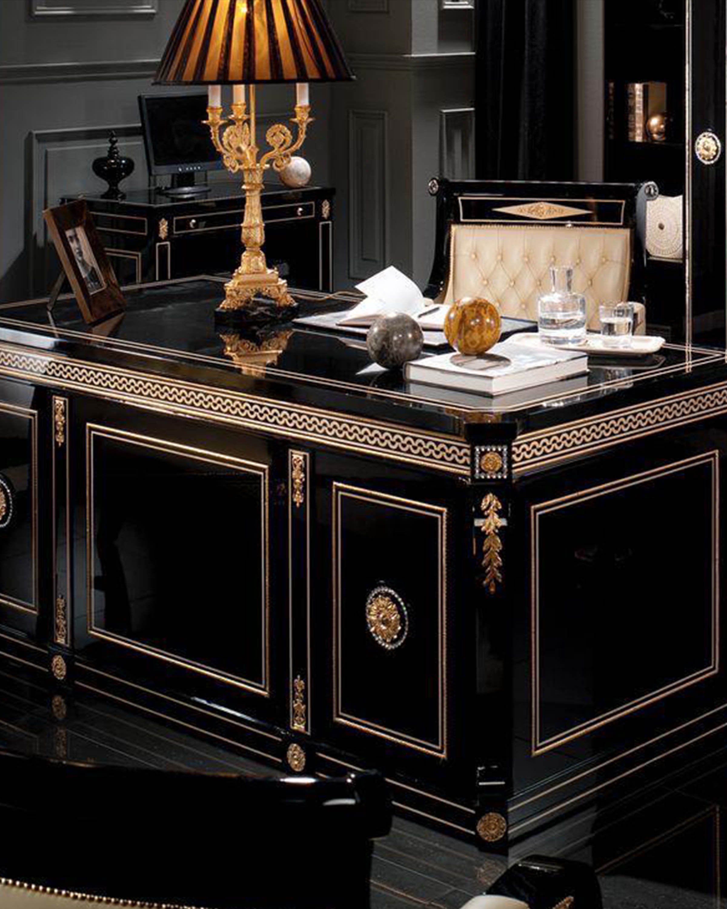 Luxury Leather Grey Office Desk Caddy Online