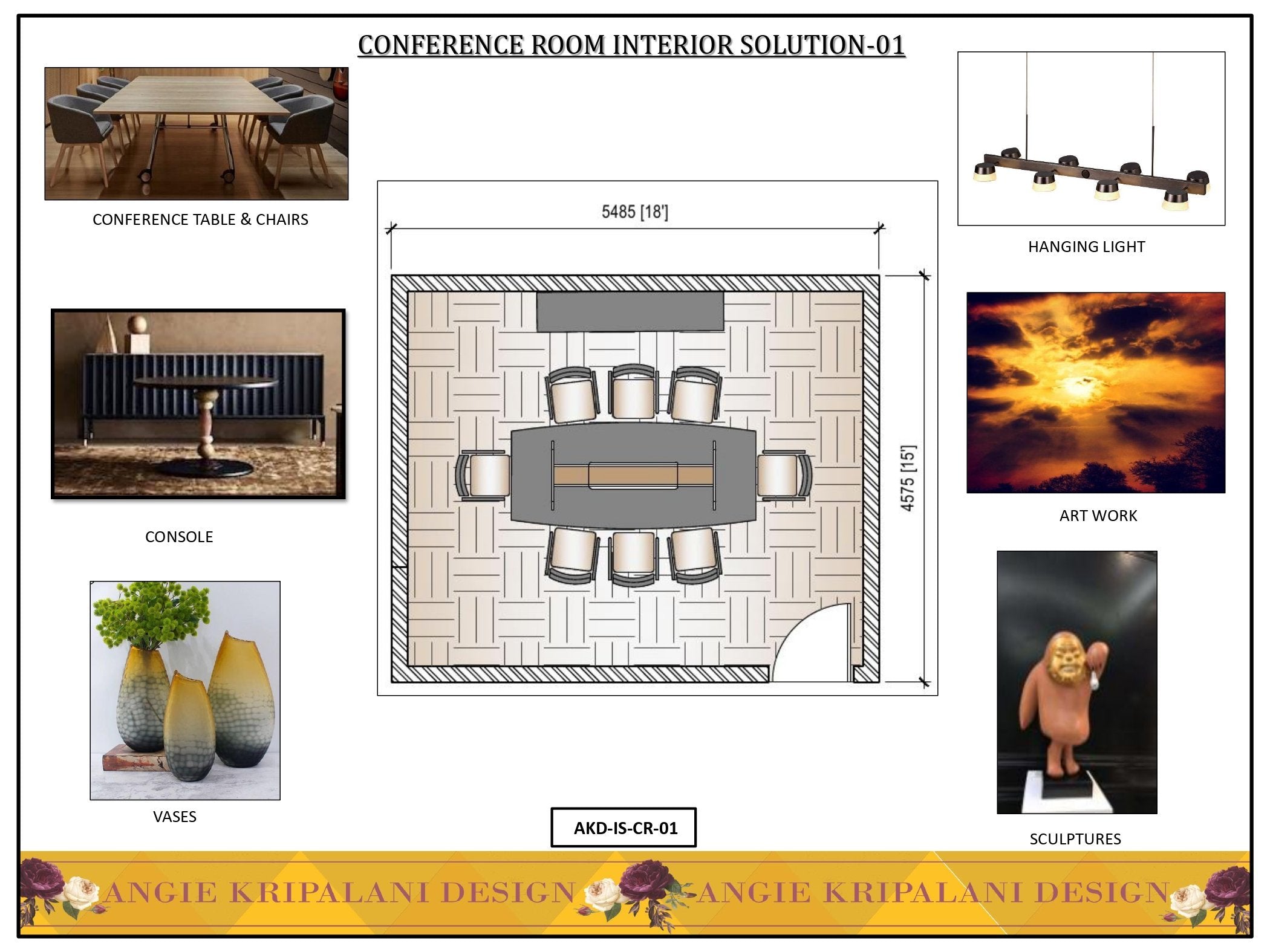 Office Conference Room Interior Solutions - Angie Kripalani Design ...