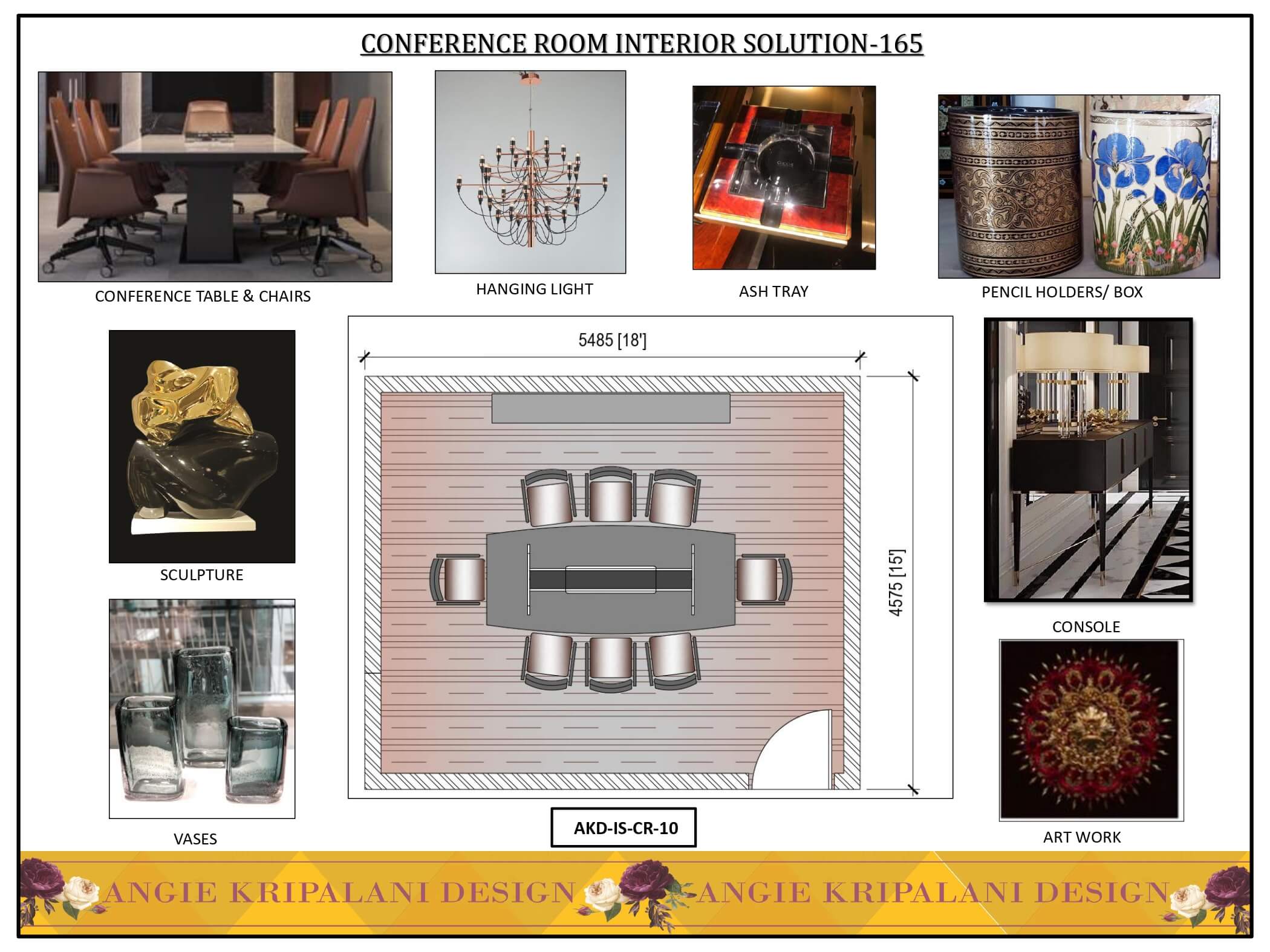 Luxury Conference Interior Design Solution