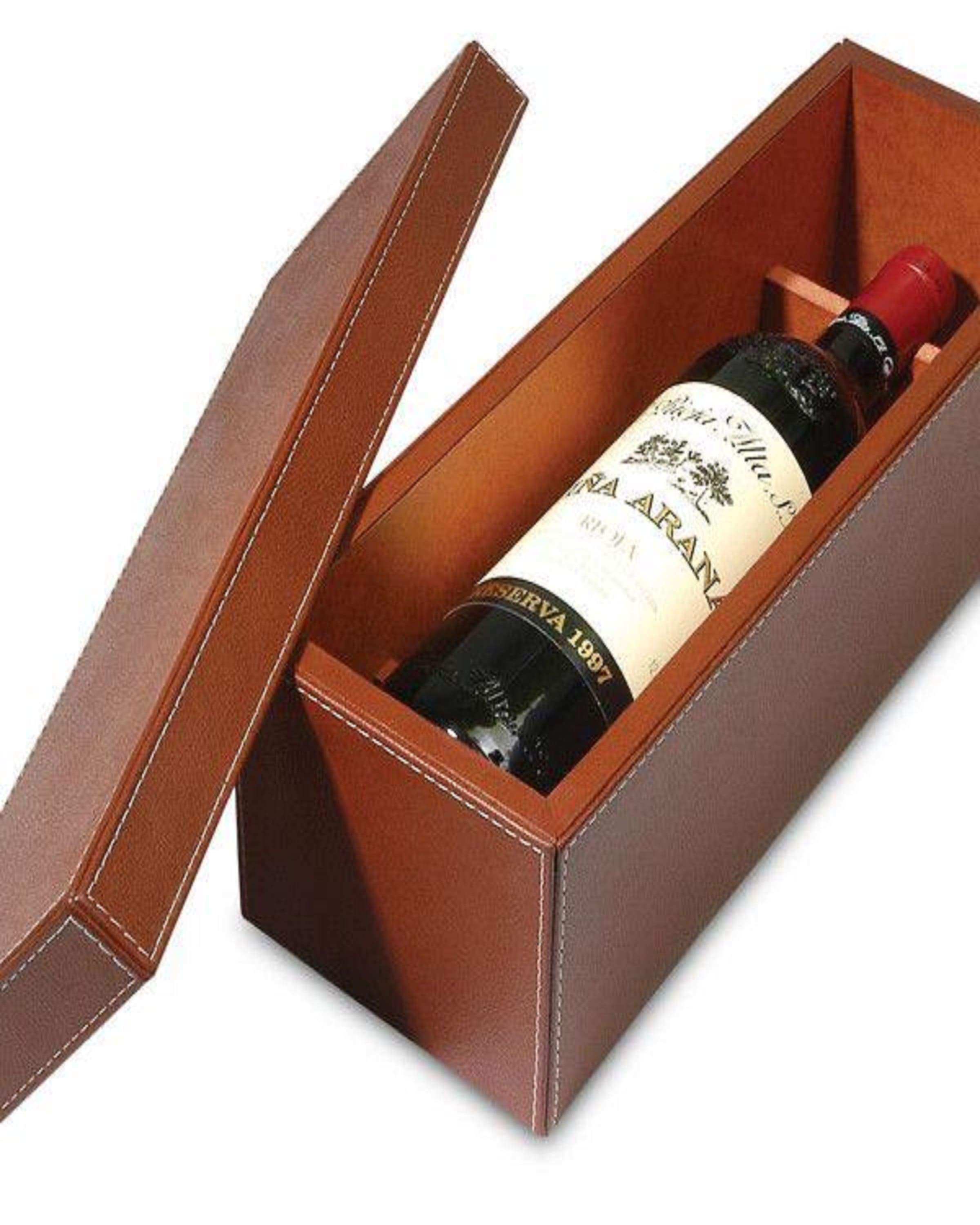 Brown Alcohol Gift Box