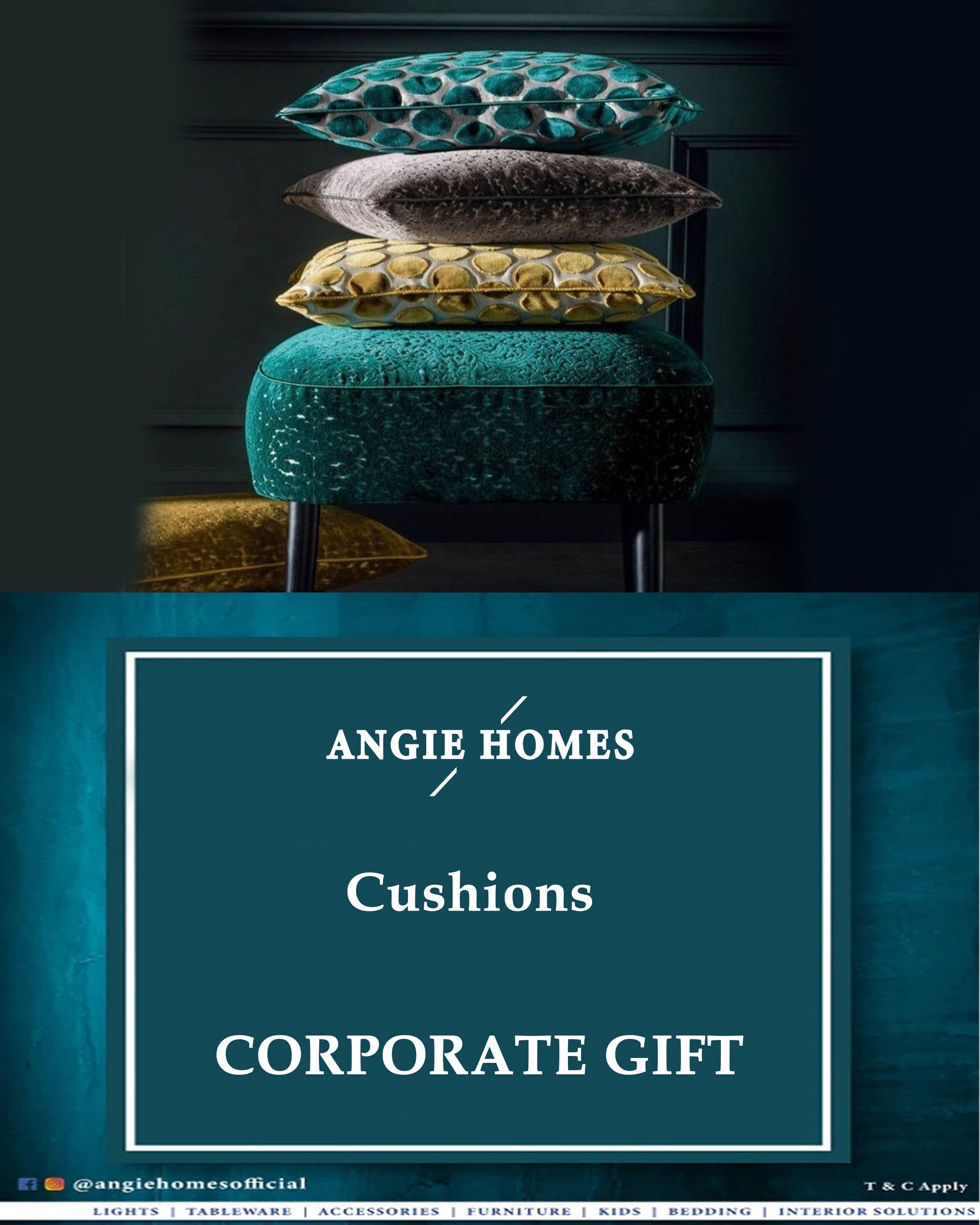 Cushions for Wedding, House Warming & Corporate Gift ANGIE HOMES