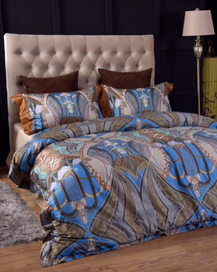 Cyprus BEST BLUE BED SET-4 PCS- ANGIE HOMES GZ