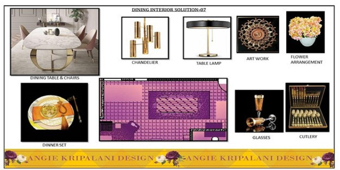 Luxury Dining Room Interior Design Solution