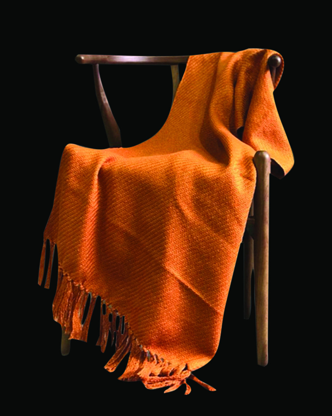 Dot Exclusive Orange Throws And Black