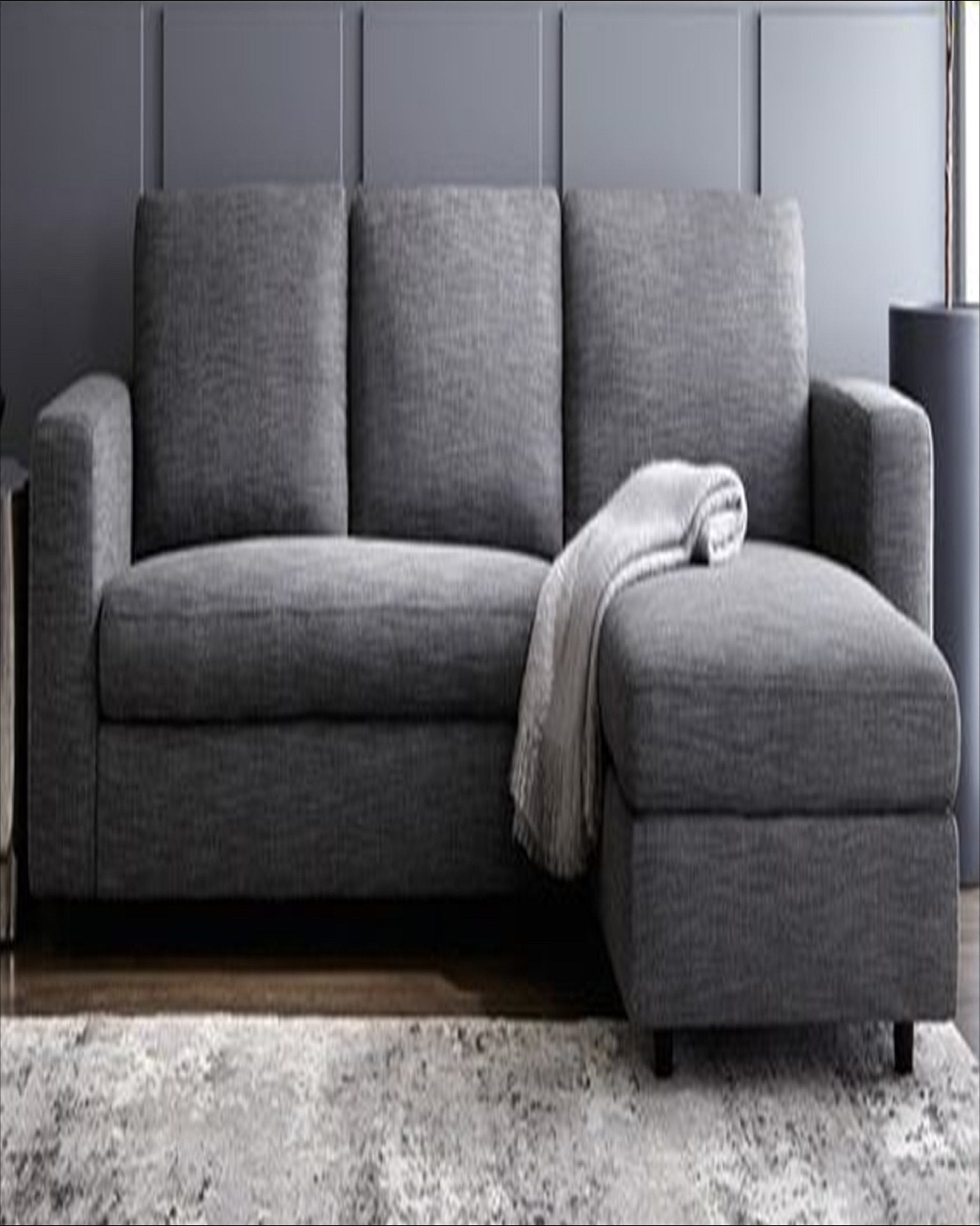 Dax Grey L- Shape Sofa