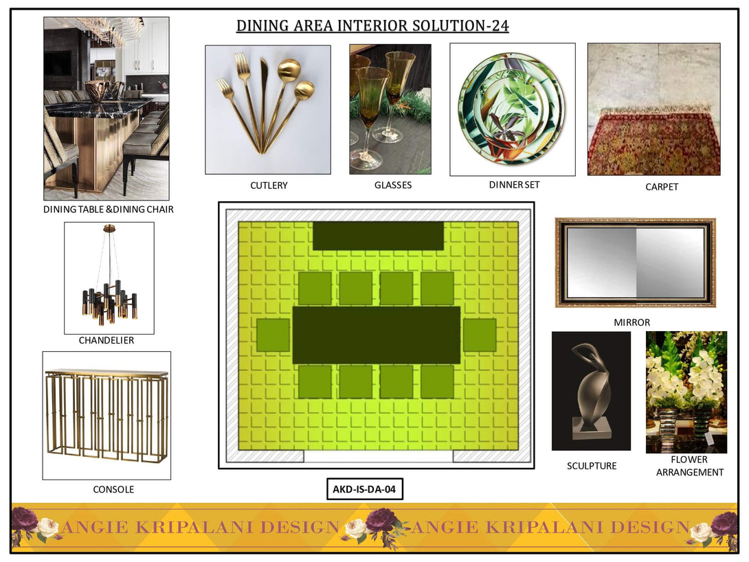 Luxury Dining Room Interior Design Solution