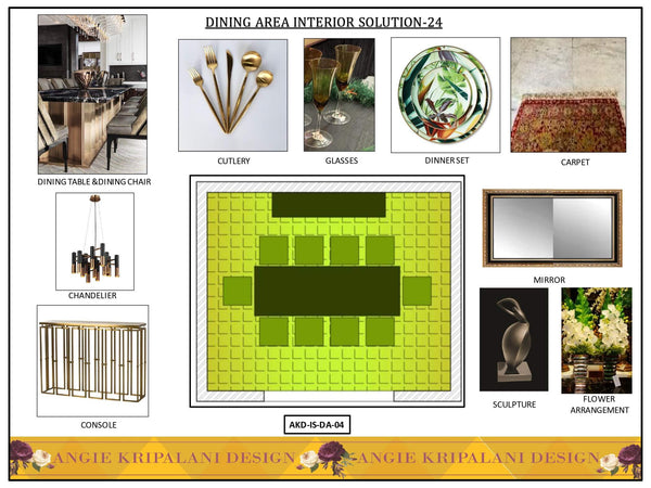 Luxury Dining Room Interior Design Solution