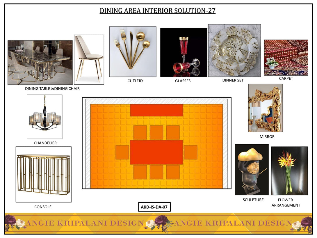 Luxury Dining Room Interior Design Solution