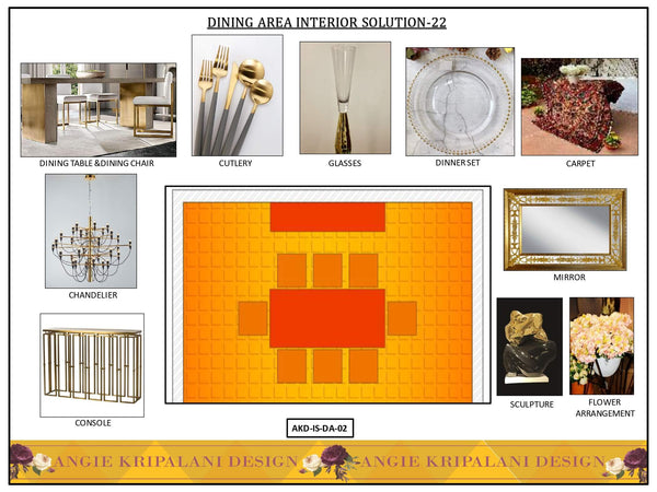 Luxury Dining Room Interior Design Solution