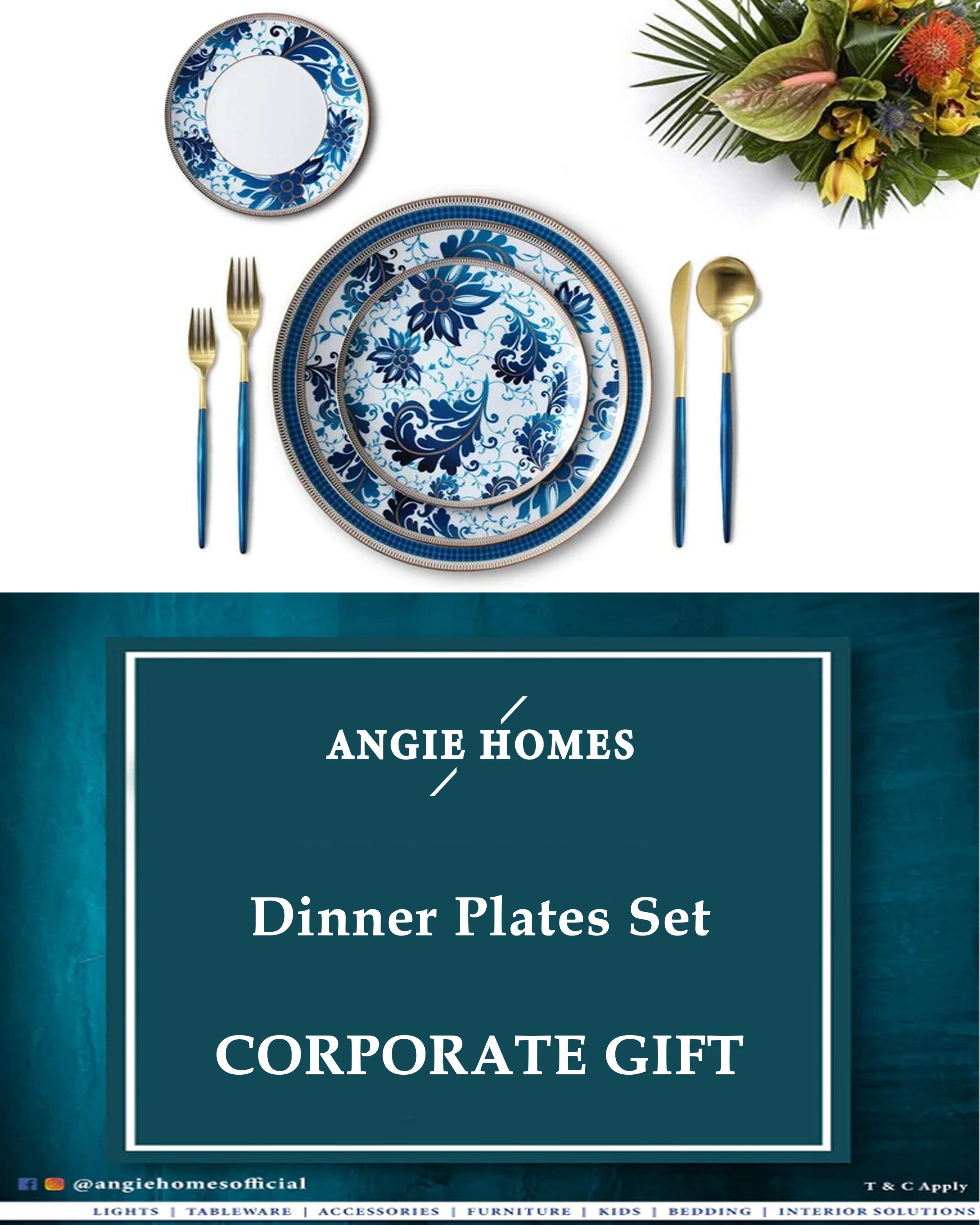 Modern Kitchen Dinnerware Dinner Set Plates Bowls Crockery Dining Service  Gift | eBay