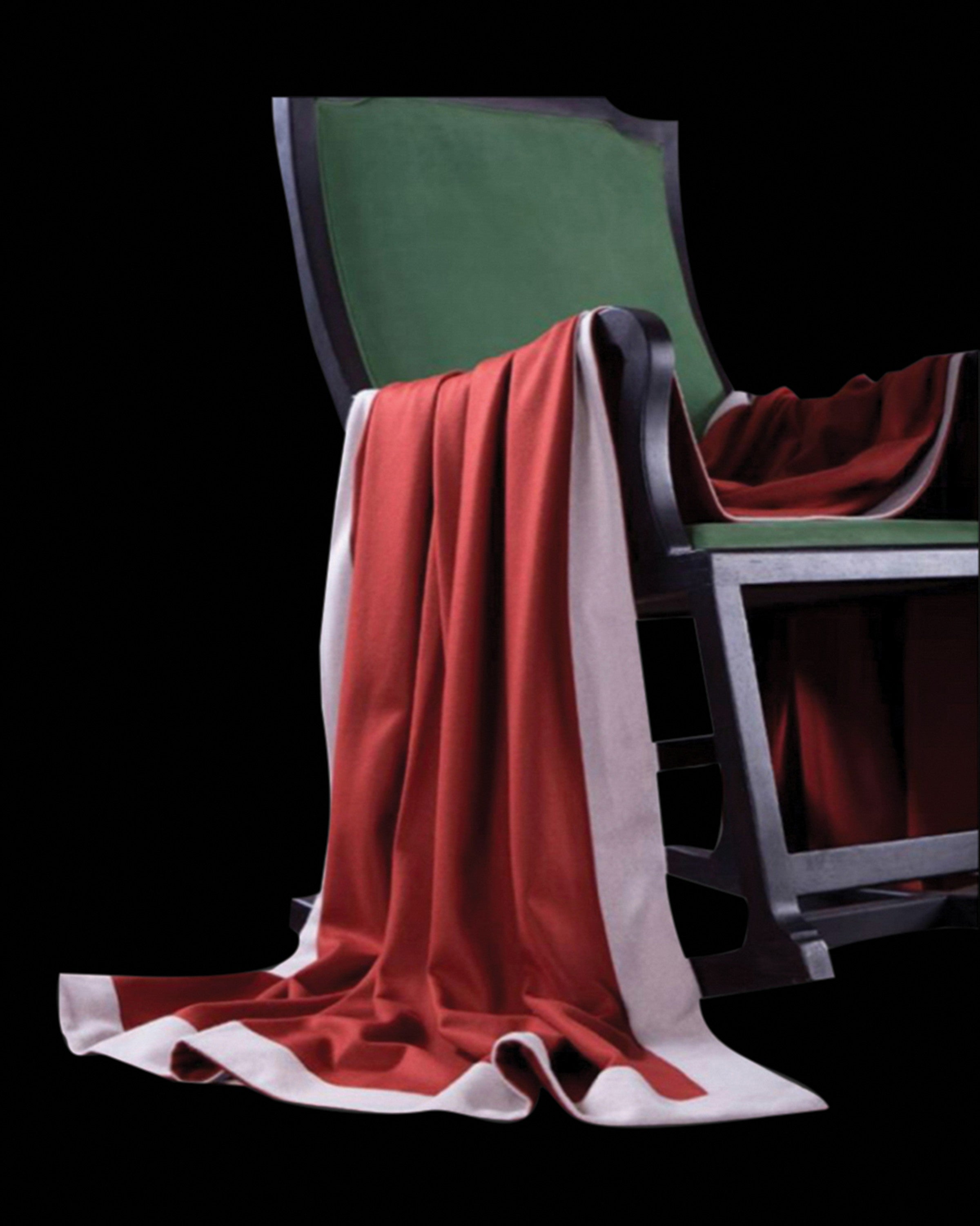 Luxury Red velvet throws & blankets