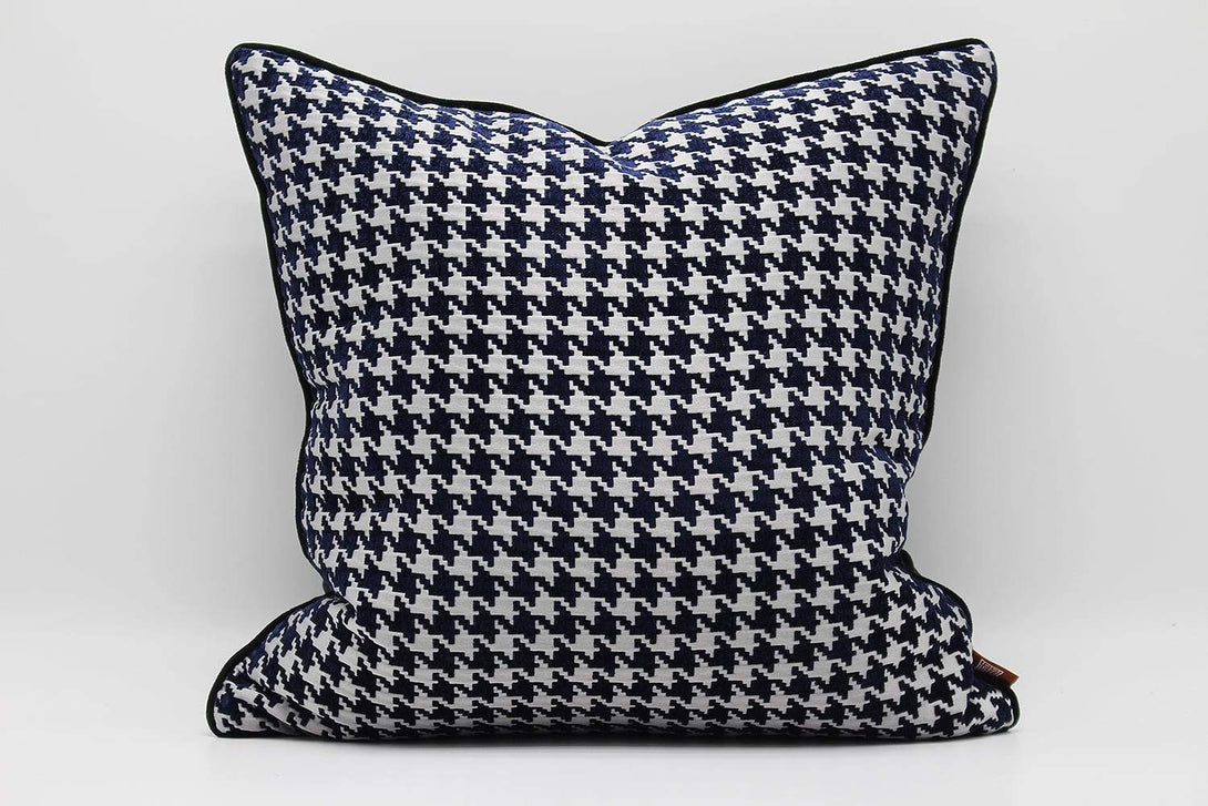 Buy Eve Elegant White Check Pillows & Cushions Online