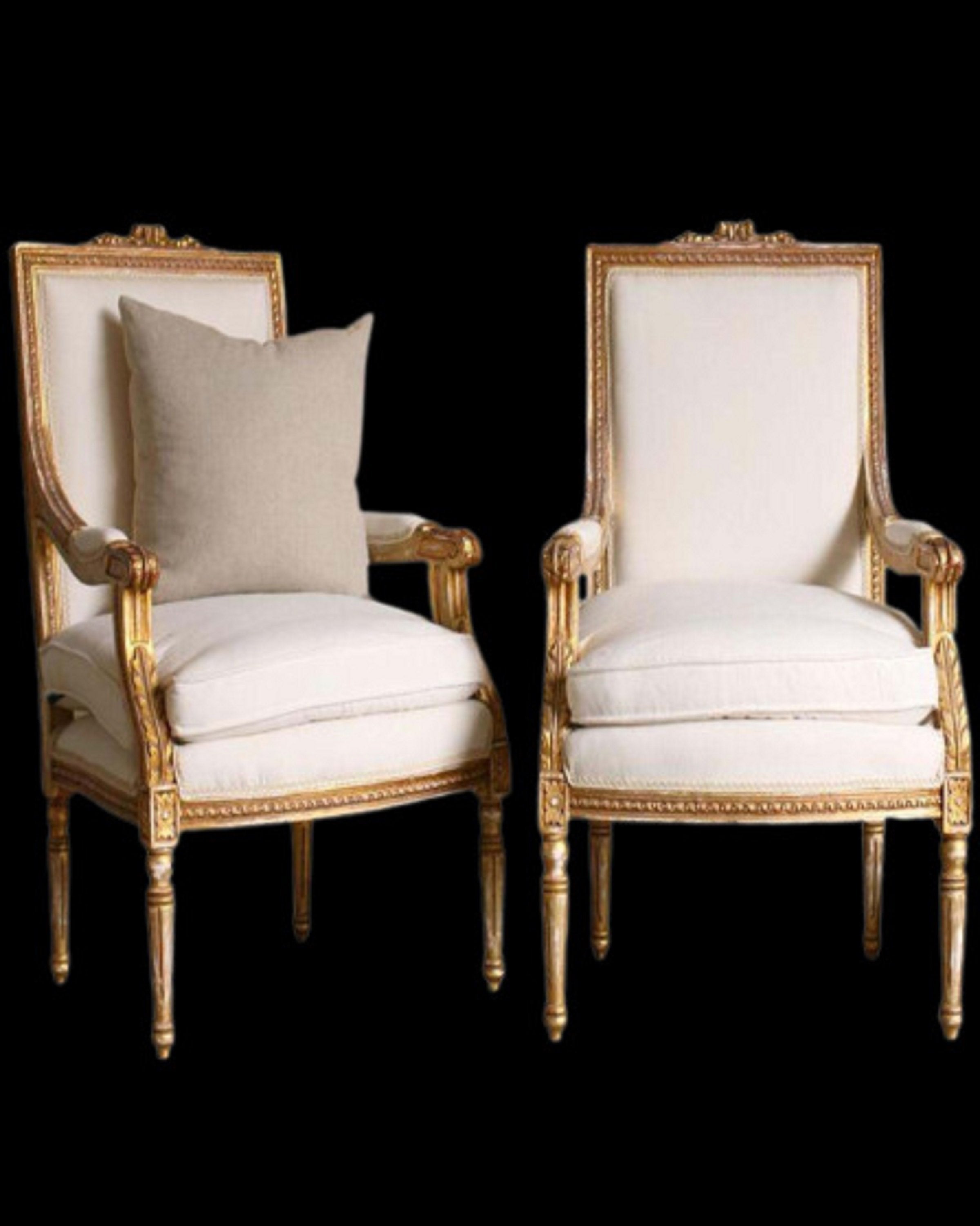 Luxury Gold leaf  chair