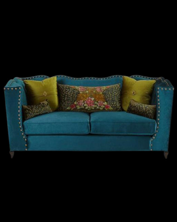 Ellis Teal Sofa