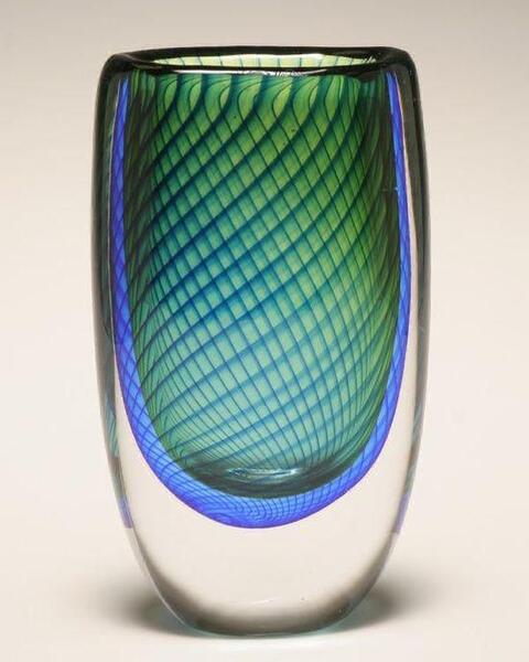 Emerald Murano Vase ANGIE HOMES