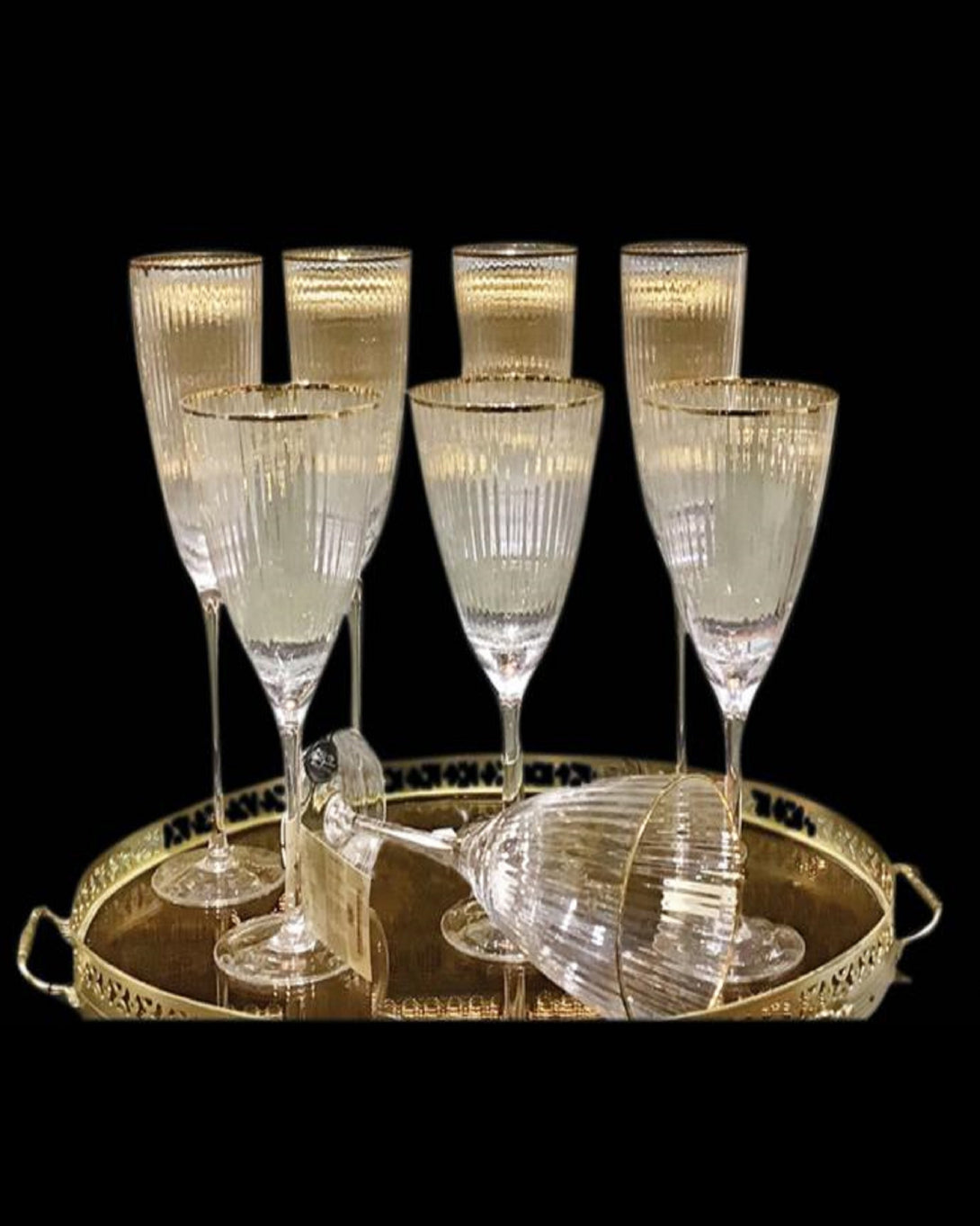 Luxury wine & champagne glass set
