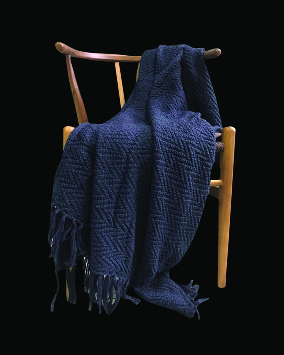 Fielder Beautiful Dark Grey Throw & Blanket