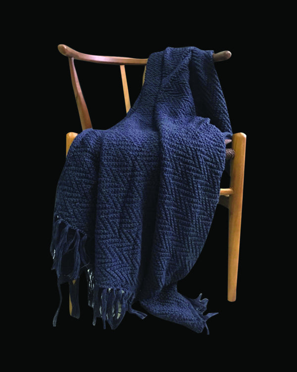 Fielder Beautiful Dark Grey Throw & Blanket