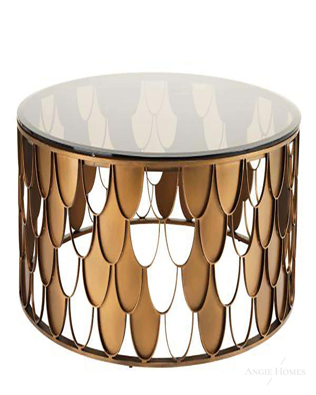 Luxury Gold Metal Coffee Table